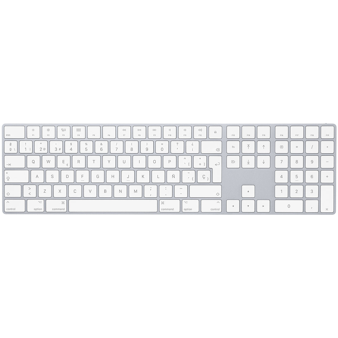 Apple Magic Keyboard con Teclado Numérico Plata (Español)