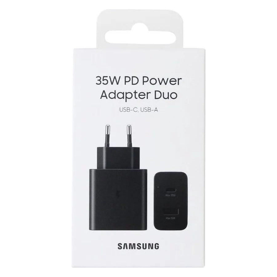 Cargador Samsung TA220 Duo 35W Super Carga Rápida USB C+ USB